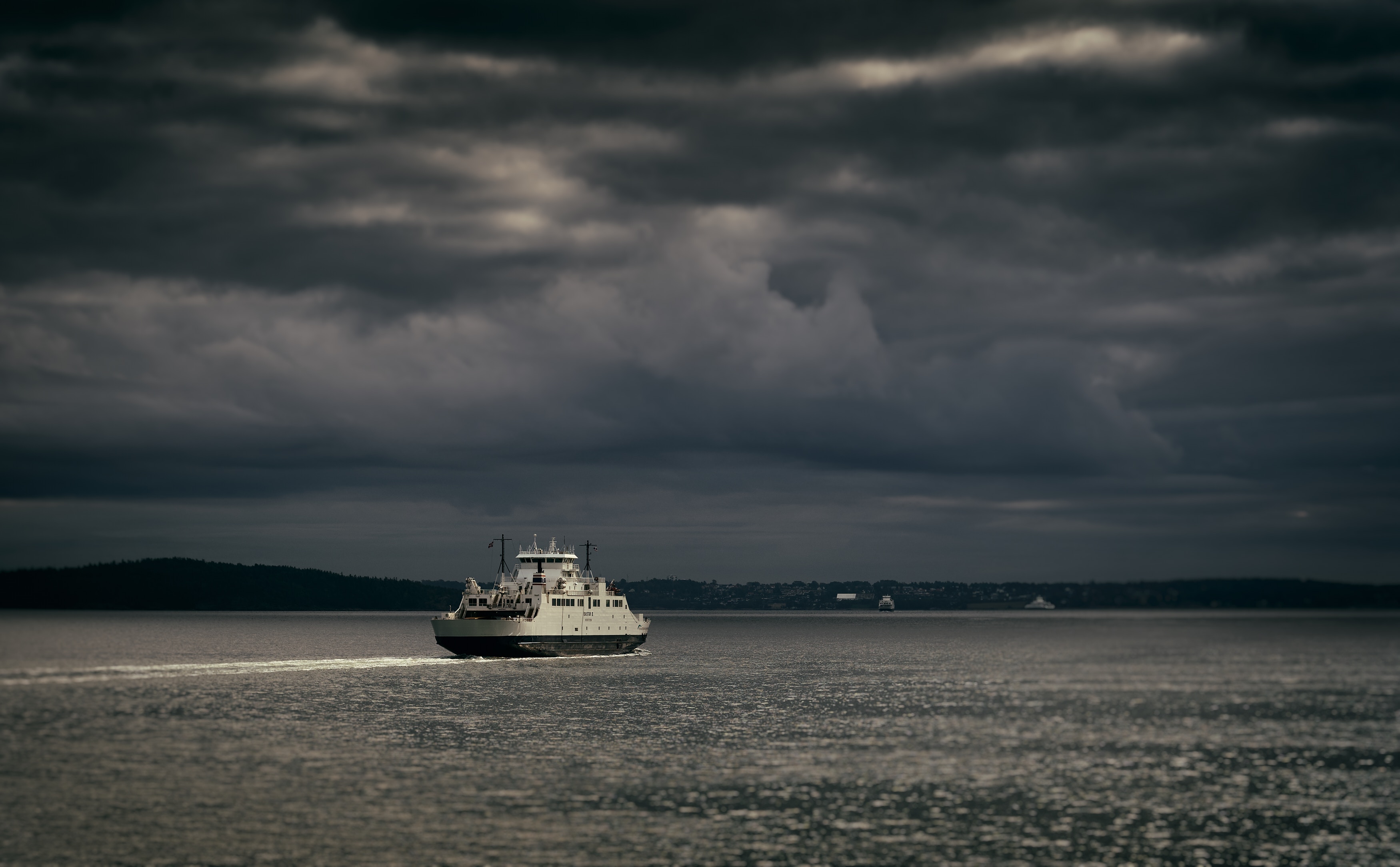 BC Ferry crossing Salish Sea